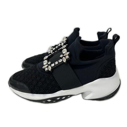 Roger Vivier 【Excellent Condition】RVW50624180KOTB999 VIV RUN Fabric Sneakers Shoes