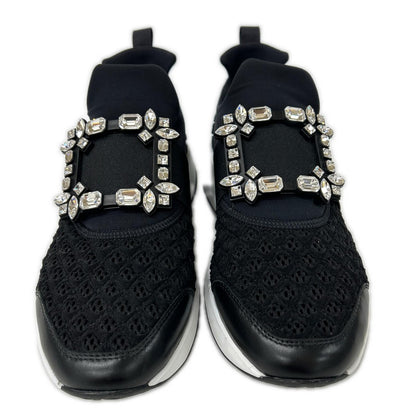 Roger Vivier 【Excellent Condition】RVW50624180KOTB999 VIV RUN Fabric Sneakers Shoes