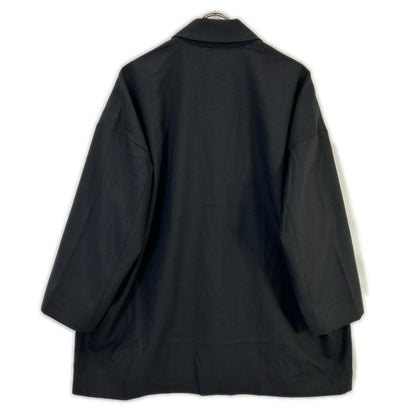ENFOLD エンフォルド 24AW 300HA230-0760 ブラック ハイツイストウール CENTER-PRESS BIG-JACKET/センタープレス ビッグジャケット ジャケット