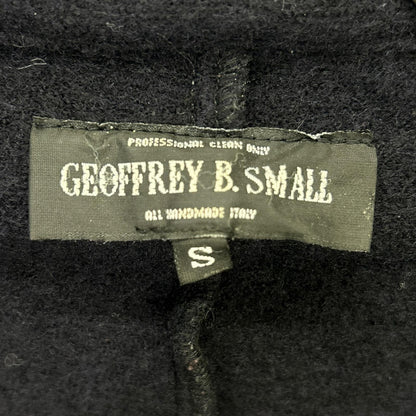 GEOFFREY B.SMALL ジェフリービースモール ネイビー ウール100 メルトンダブルショートPコート ジャケット
