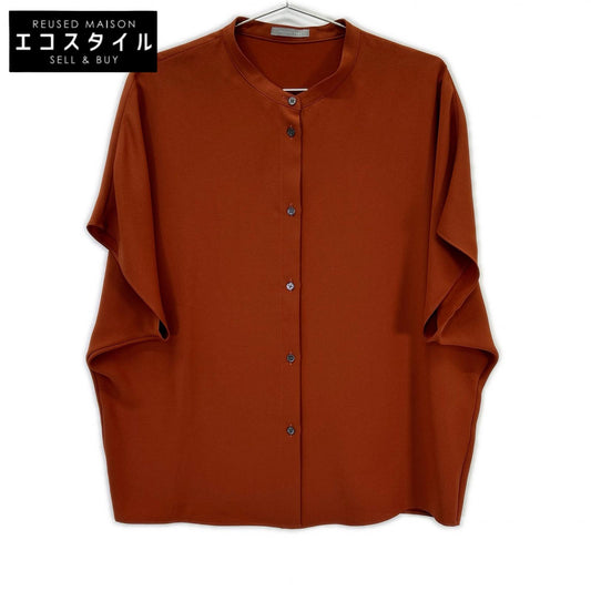 03-5308205 25年製 ﾌﾞﾘｯｸ/ﾌﾞﾗｳﾝ Marvine Amia Blouse ｼｬﾂﾌﾞﾗｳｽ トップス 38 レディース
