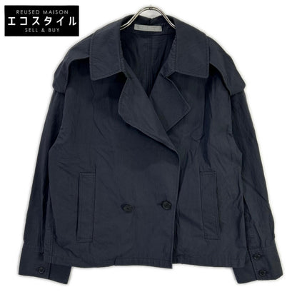 theory luxe セオリーリュクス 03-5109615 25年製 ネイビー Loe kirs ten Coat ショートトレンチコート ジャケット
