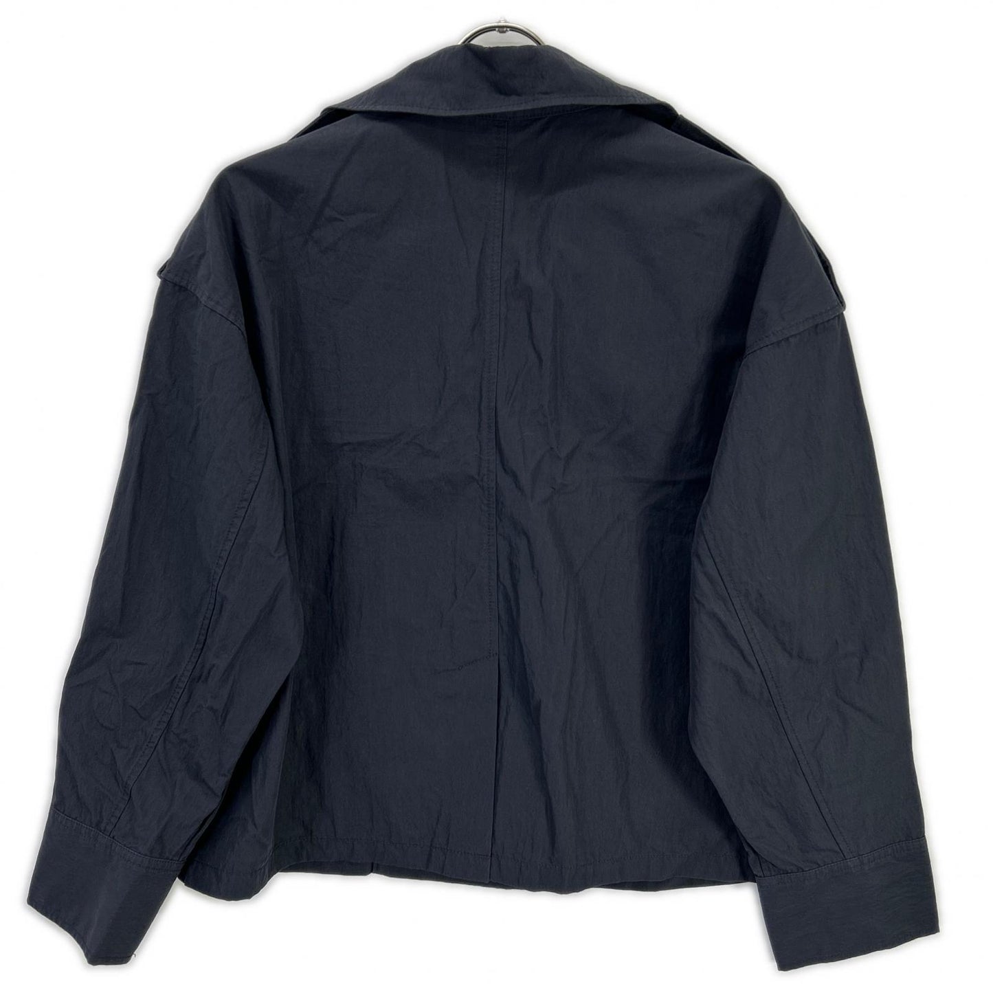 theory luxe セオリーリュクス 03-5109615 25年製 ネイビー Loe kirs ten Coat ショートトレンチコート ジャケット