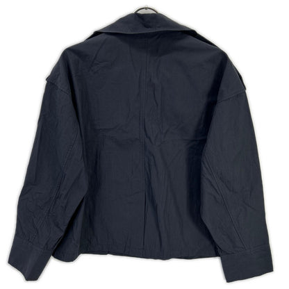 theory luxe セオリーリュクス 03-5109615 25年製 ネイビー Loe kirs ten Coat ショートトレンチコート ジャケット