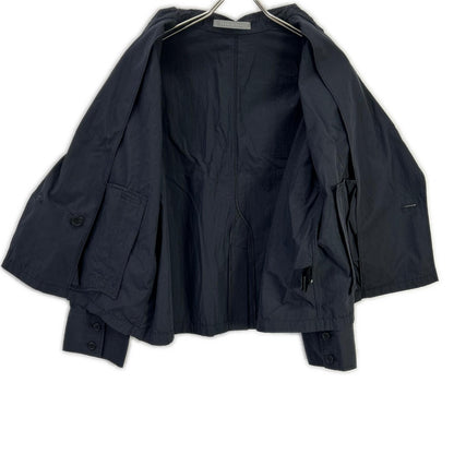theory luxe セオリーリュクス 03-5109615 25年製 ネイビー Loe kirs ten Coat ショートトレンチコート ジャケット