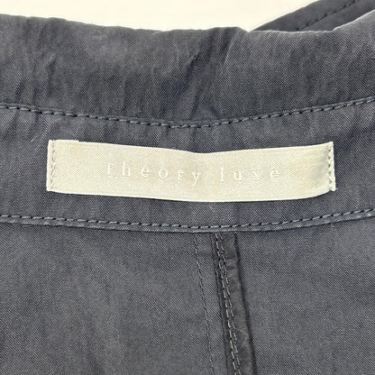theory luxe セオリーリュクス 03-5109615 25年製 ネイビー Loe kirs ten Coat ショートトレンチコート ジャケット