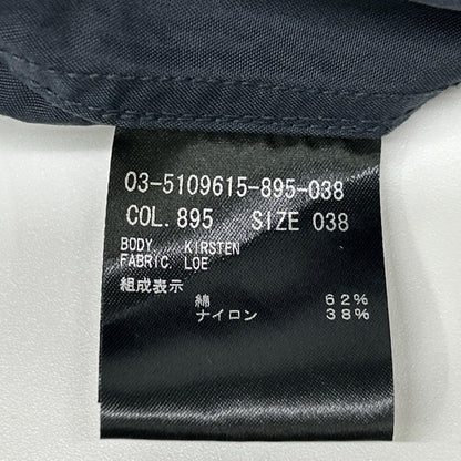 theory luxe セオリーリュクス 03-5109615 25年製 ネイビー Loe kirs ten Coat ショートトレンチコート ジャケット