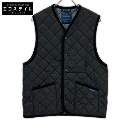 【×SOPHNET.】LV10056 24AW Made in England Black OVERSIZED THORNHAM Oversized Quilted Vest Vest M/38 Men's