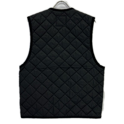 【×SOPHNET.】LV10056 24AW Made in England Black OVERSIZED THORNHAM Oversized Quilted Vest Vest M/38 Men's