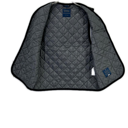 【×SOPHNET.】LV10056 24AW Made in England Black OVERSIZED THORNHAM Oversized Quilted Vest Vest M/38 Men's