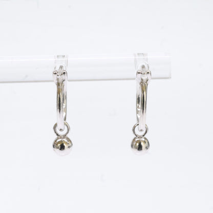 MISSOMA ミッソマ 【美品】925 テニスチャーム ミニ フープ ピアス