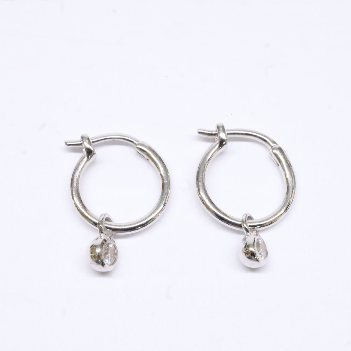 MISSOMA ミッソマ 【美品】925 テニスチャーム ミニ フープ ピアス