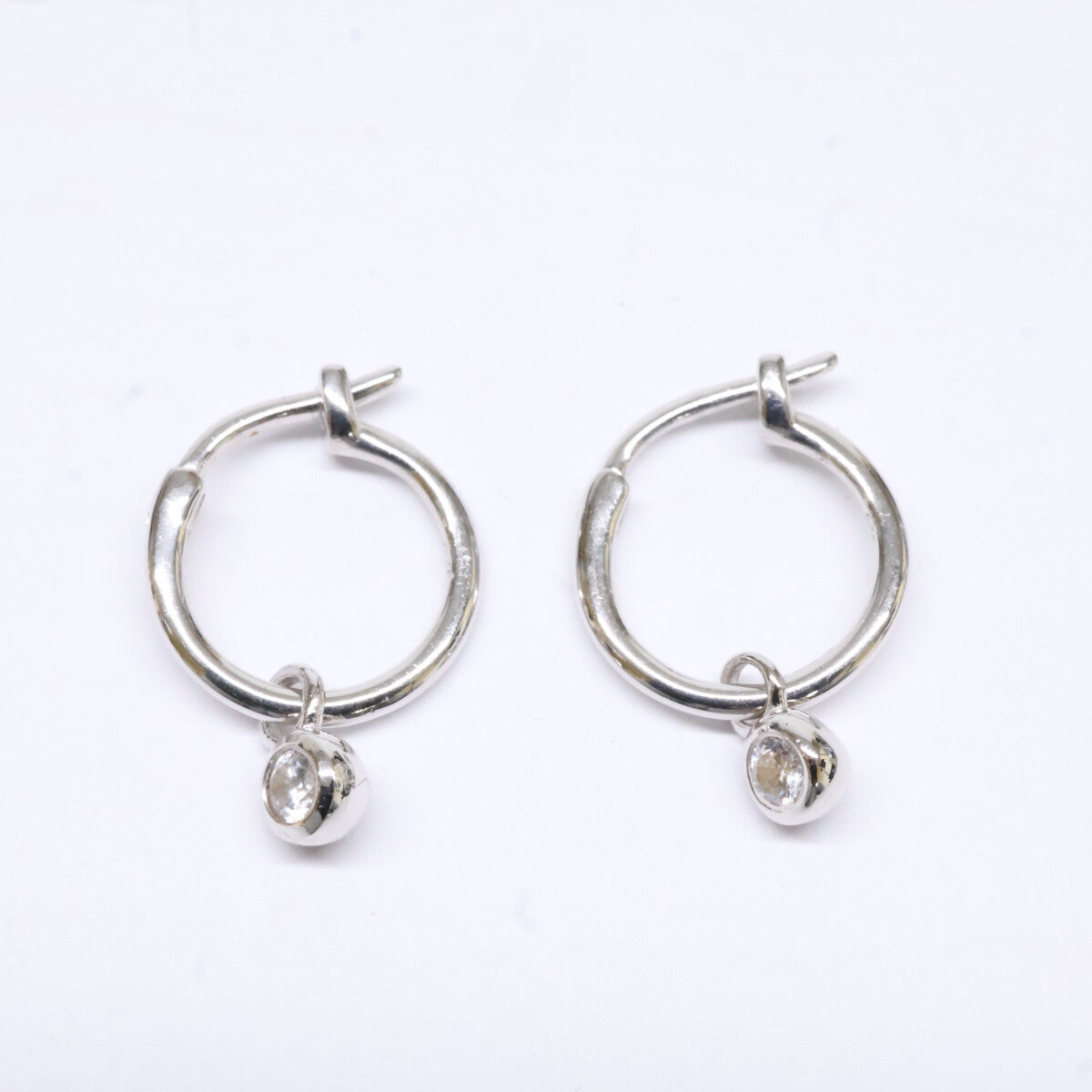 MISSOMA ミッソマ 【美品】925 テニスチャーム ミニ フープ ピアス