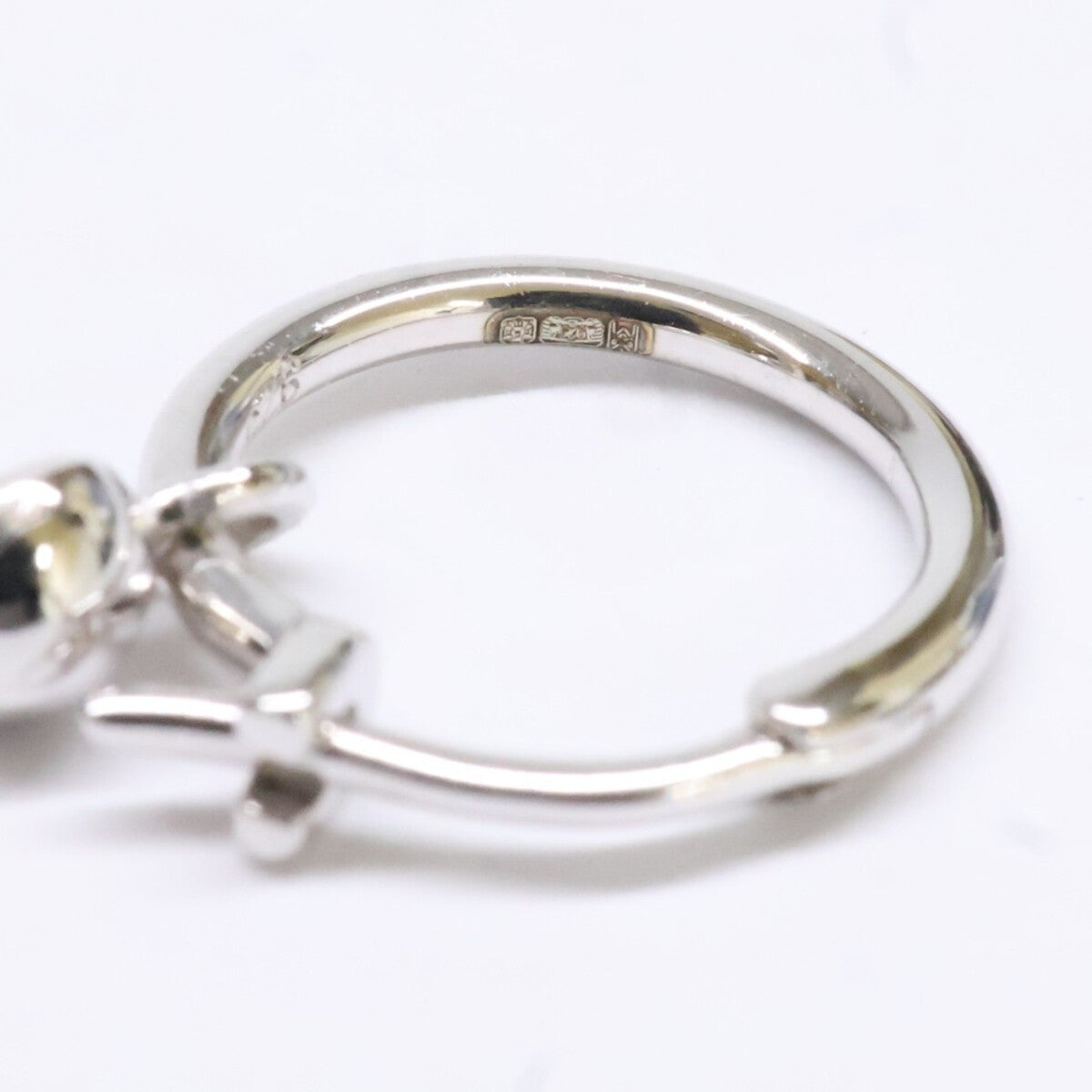 MISSOMA ミッソマ 【美品】925 テニスチャーム ミニ フープ ピアス