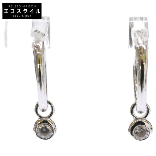 MISSOMA ミッソマ 【美品】925 テニスチャーム ミニ フープ ピアス