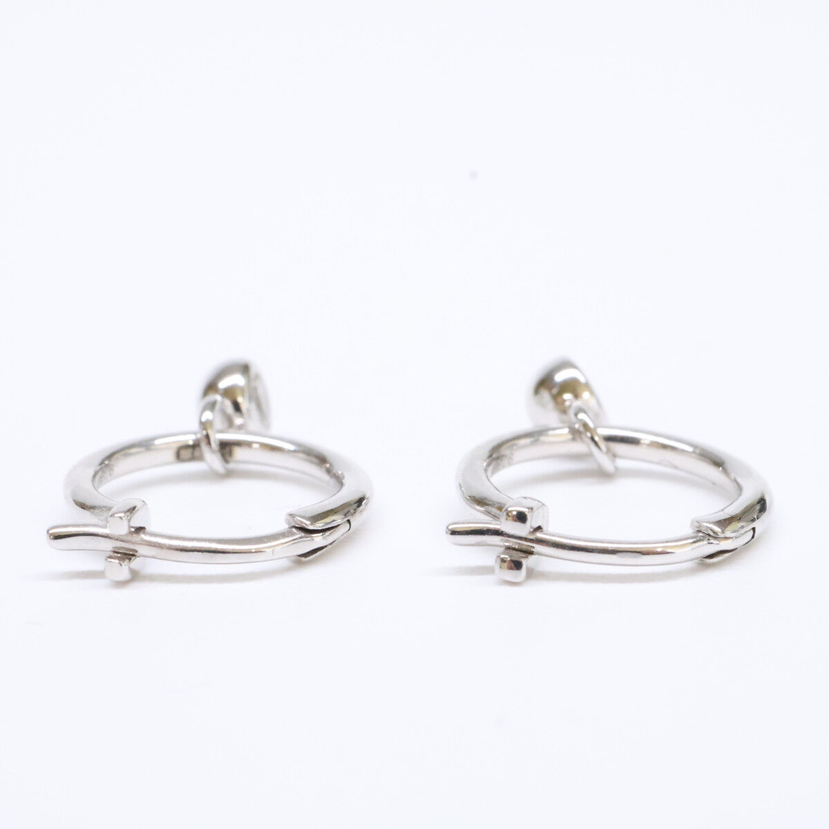 MISSOMA ミッソマ 【美品】925 クリアストーン チャーム ミニフープ ピアス