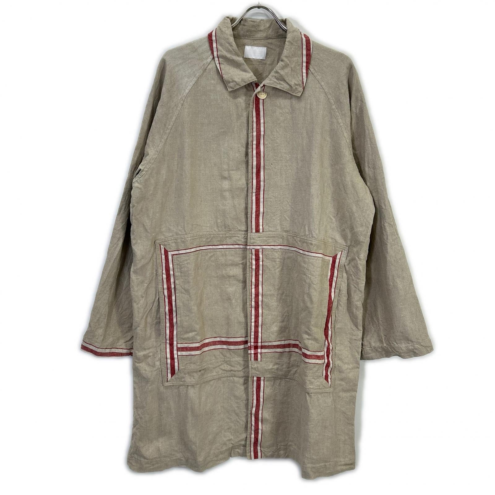 CHANGES チェンジーズ ベージュ リネン MANGELTUCH LINEN COAT コート