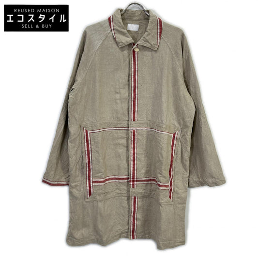 CHANGES 更改 米色 亚麻 MANGELTUCH LINEN COAT 外套