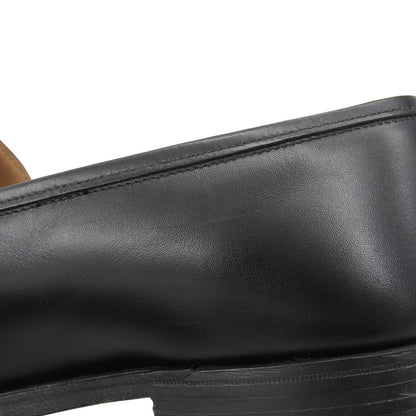Crockett&Jones クロケット＆ジョーンズ 376ラスト カーフスキン BOSTON2 コインローファー シューズ メンズ ブラック 9 1/2 E 6224 シューズ