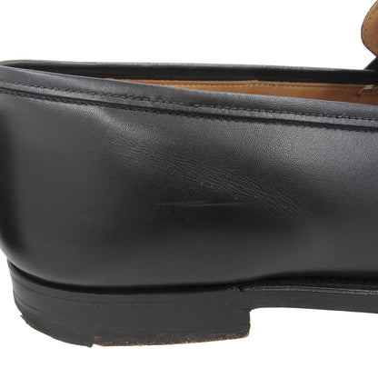 Crockett&Jones クロケット＆ジョーンズ 376ラスト カーフスキン BOSTON2 コインローファー シューズ メンズ ブラック 9 1/2 E 6224 シューズ