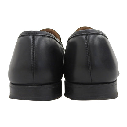 Crockett&Jones クロケット＆ジョーンズ 376ラスト カーフスキン BOSTON2 コインローファー シューズ メンズ ブラック 9 1/2 E 6224 シューズ