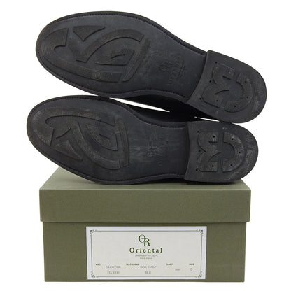 ORIENTAL　SHOES オリエンタルシューズ 808ラスト GLOSTER サイドゴア チェルシーブーツ メンズ ボックスカーフ ブラック 9 FG3700 シューズ