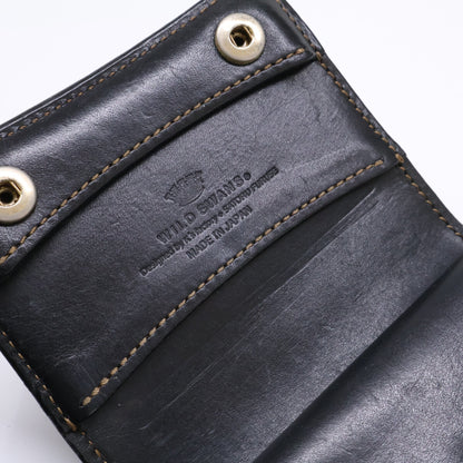 WILDSWANS ワイルドスワンズ 王冠ロゴ KF-003 Walkers ミネルバリスシオ/サドルプルアップ 二つ折りコンパクトウォレット 二つ折り財布（小銭入れあり）