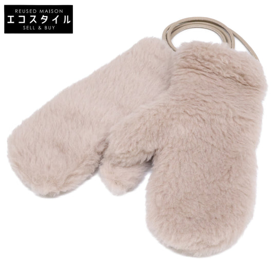 Max Mara マックスマーラ 【美品】24AW OMBRATO オンブラート ヴァージンウール/アルパカ/シルク テディベア ミトン グローブ