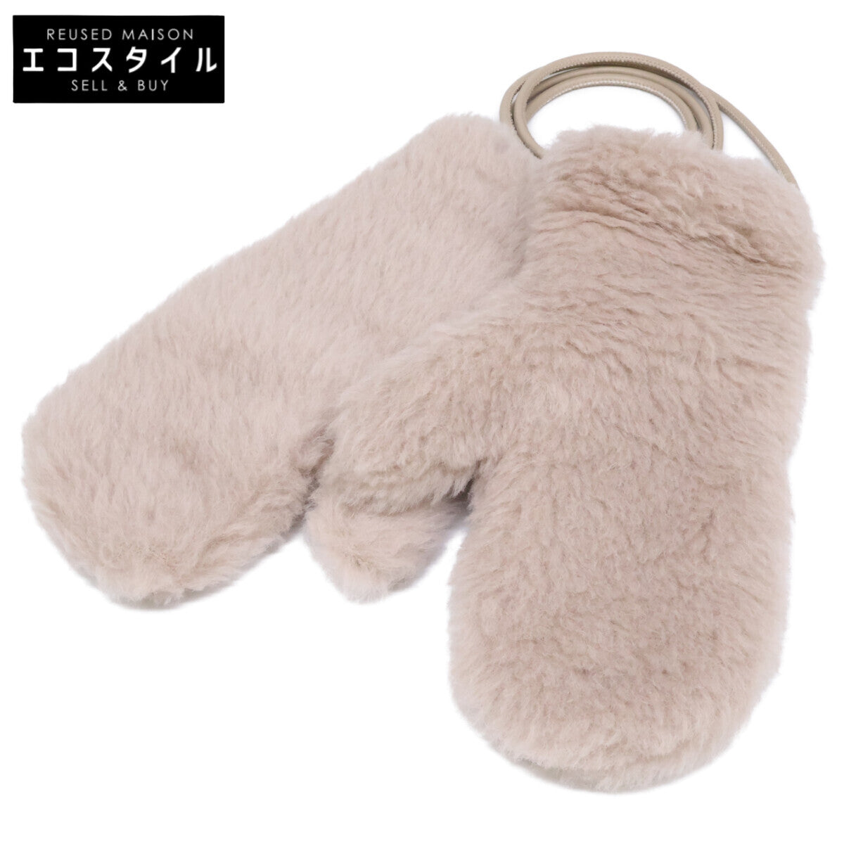 Max Mara Max Mara 【美品】24AW OMBRATO 羊毛/羊驼毛/真丝 泰迪熊手套