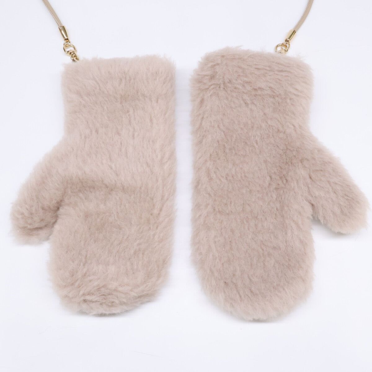 Max Mara Max Mara 【美品】24AW OMBRATO 羊毛/羊驼毛/真丝 泰迪熊手套