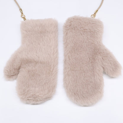 Max Mara Max Mara 【美品】24AW OMBRATO 羊毛/羊驼毛/真丝 泰迪熊手套