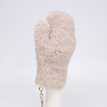 Max Mara Max Mara 【美品】24AW OMBRATO 羊毛/羊驼毛/真丝 泰迪熊手套