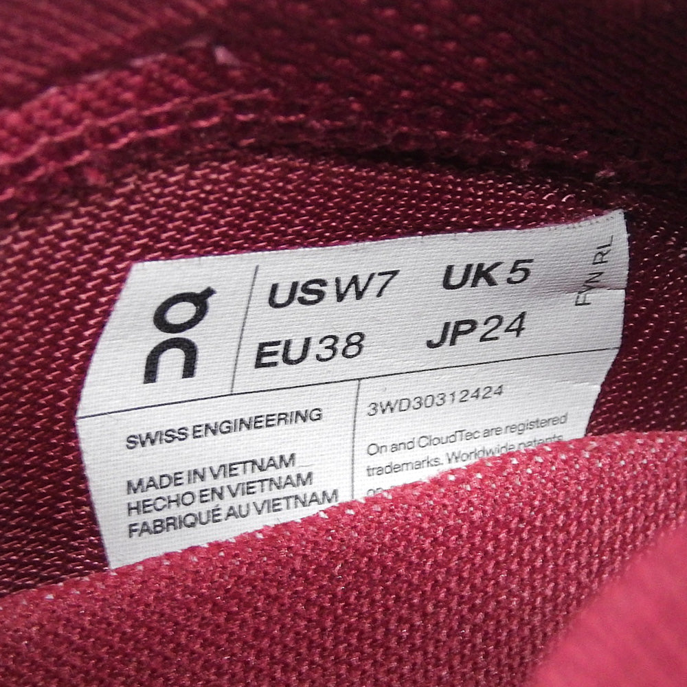 LOEWE Loewe Excellent condition Cloudtilt recycled polyester low-top sneakers Beat Red 38 L929282X15 Shoes