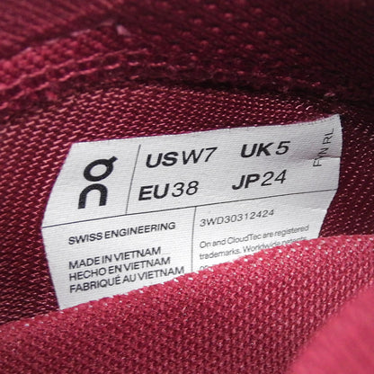 LOEWE Loewe Excellent condition Cloudtilt recycled polyester low-top sneakers Beat Red 38 L929282X15 Shoes
