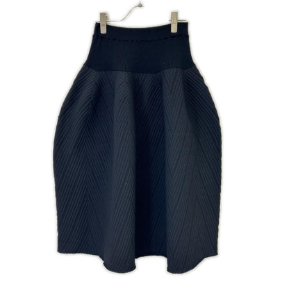 CF010KG155JP00 黑色 羊毛混纺 POTTERY HERRINGBONE SKIRT/陶器人字斜纹半身裙 半身裙 0 女士