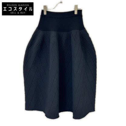 CF010KG155JP00 黑色 羊毛混纺 POTTERY HERRINGBONE SKIRT/陶器人字斜纹半身裙 半身裙 0 女士