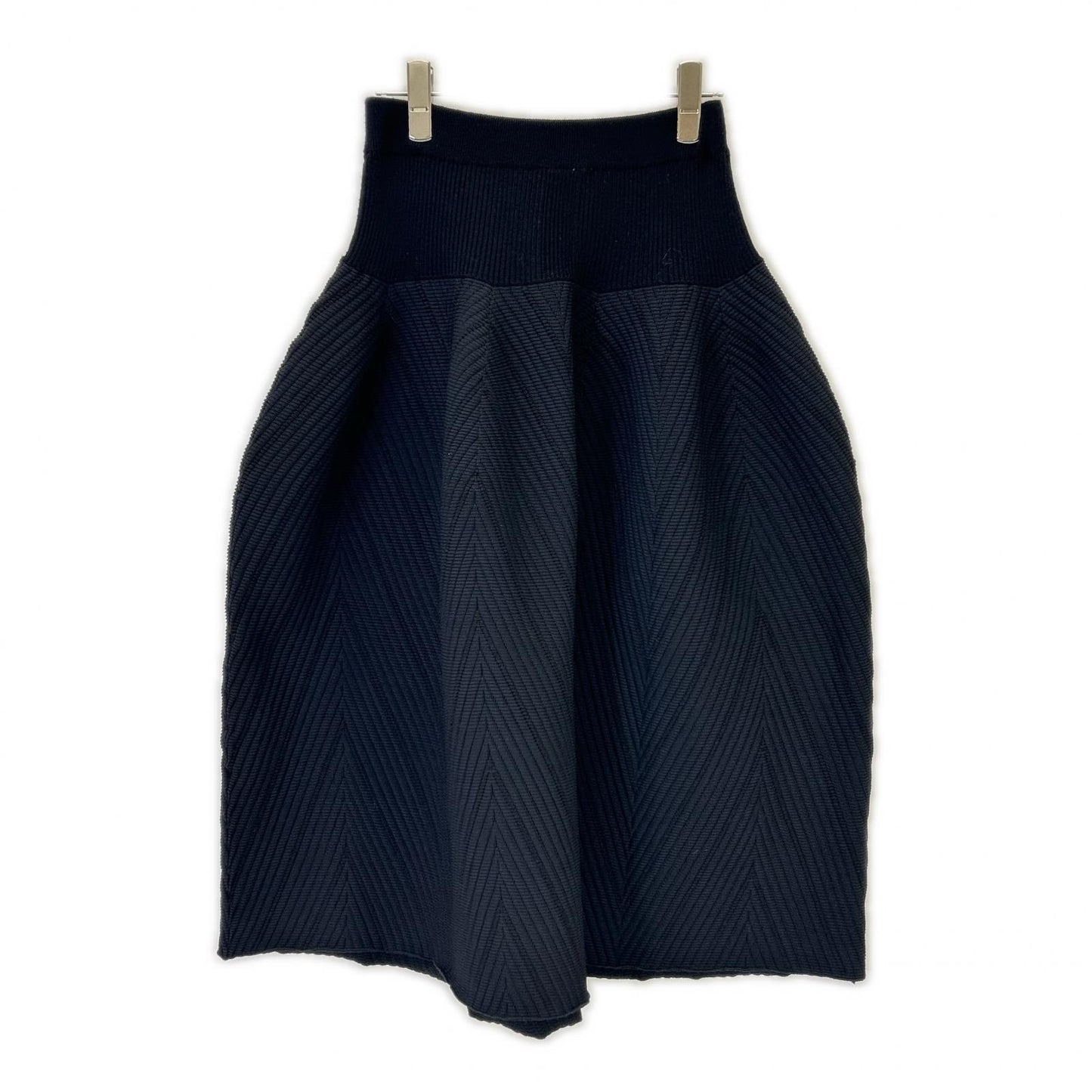 CF010KG155JP00 黑色 羊毛混纺 POTTERY HERRINGBONE SKIRT/陶器人字斜纹半身裙 半身裙 0 女士