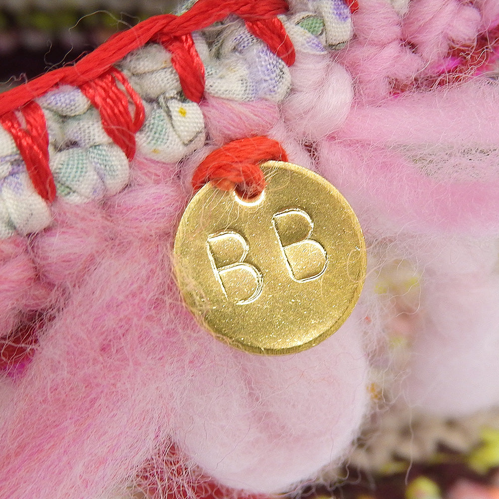 Bud. バド 美品 異素材ミックス INSIDE OUT STITCHES JUMBO リバーシブルバケットバッグ ハンドバッグ レディース マルチカラー ハンドバッグ