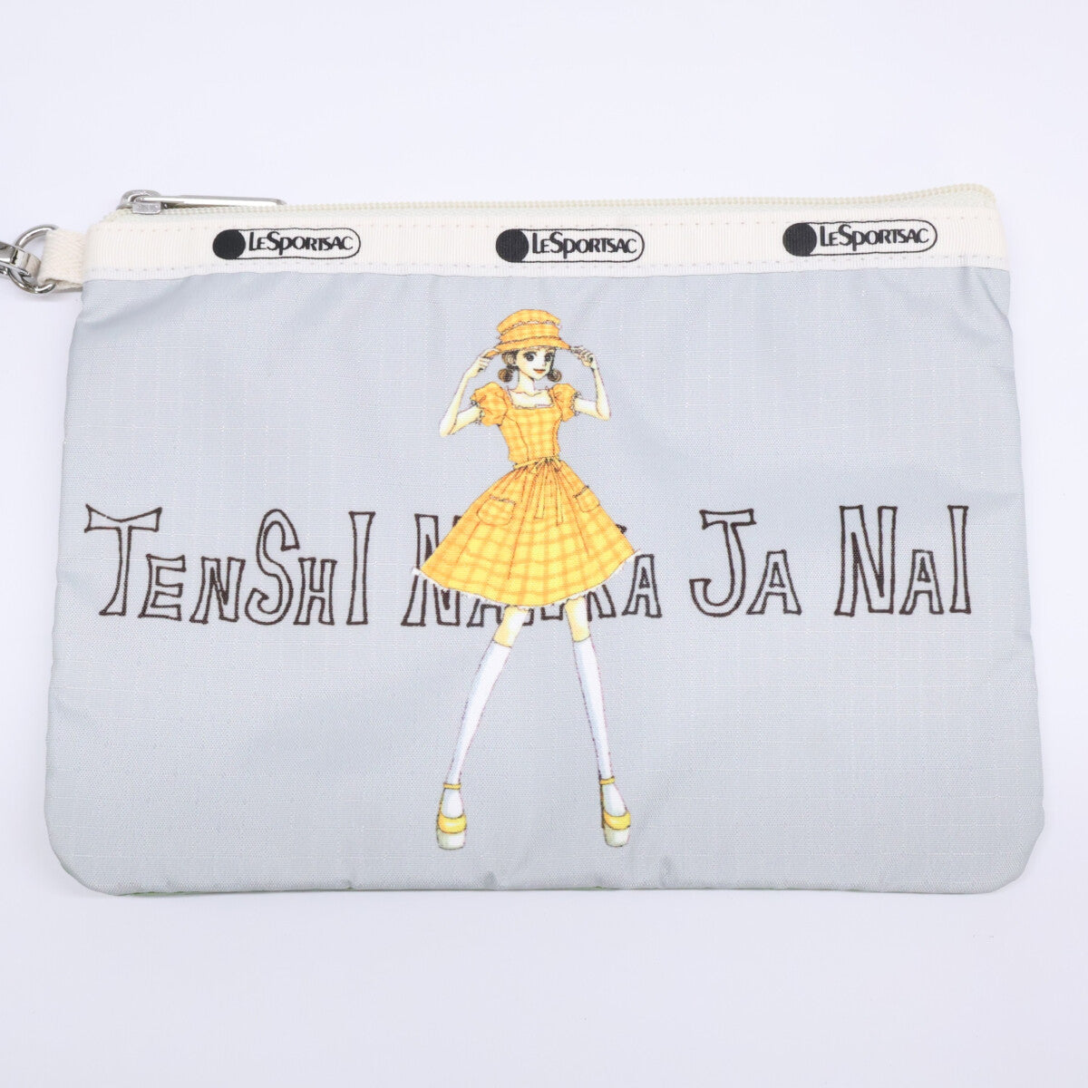 LESPORTSAC レスポートサック 【美品】1170HE81 りぼん70周年記念 天使なんかじゃない WRISTLET POUCH W/CHARM リストレット付 ナイロン ポーチ 3点セット ポーチ