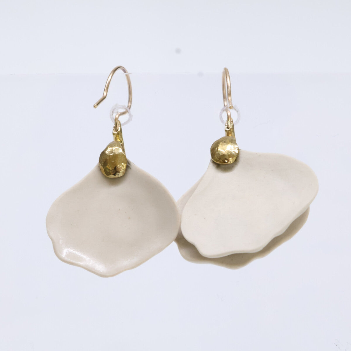 PLANT/PLANT プラントプラント 【美品】K10 Poppy Petal Hook ポピーペタル アシンメトリーフック ピアス