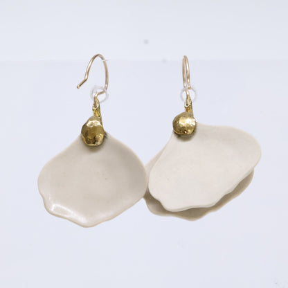 PLANT/PLANT プラントプラント 【美品】K10 Poppy Petal Hook ポピーペタル アシンメトリーフック ピアス