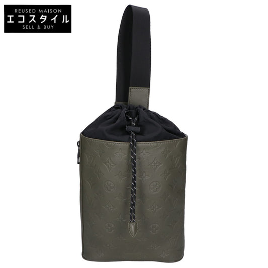 LOUIS VUITTON Louis Vuitton As new M44634 Monogram Shadow Chalk Sling Bag Body Bag