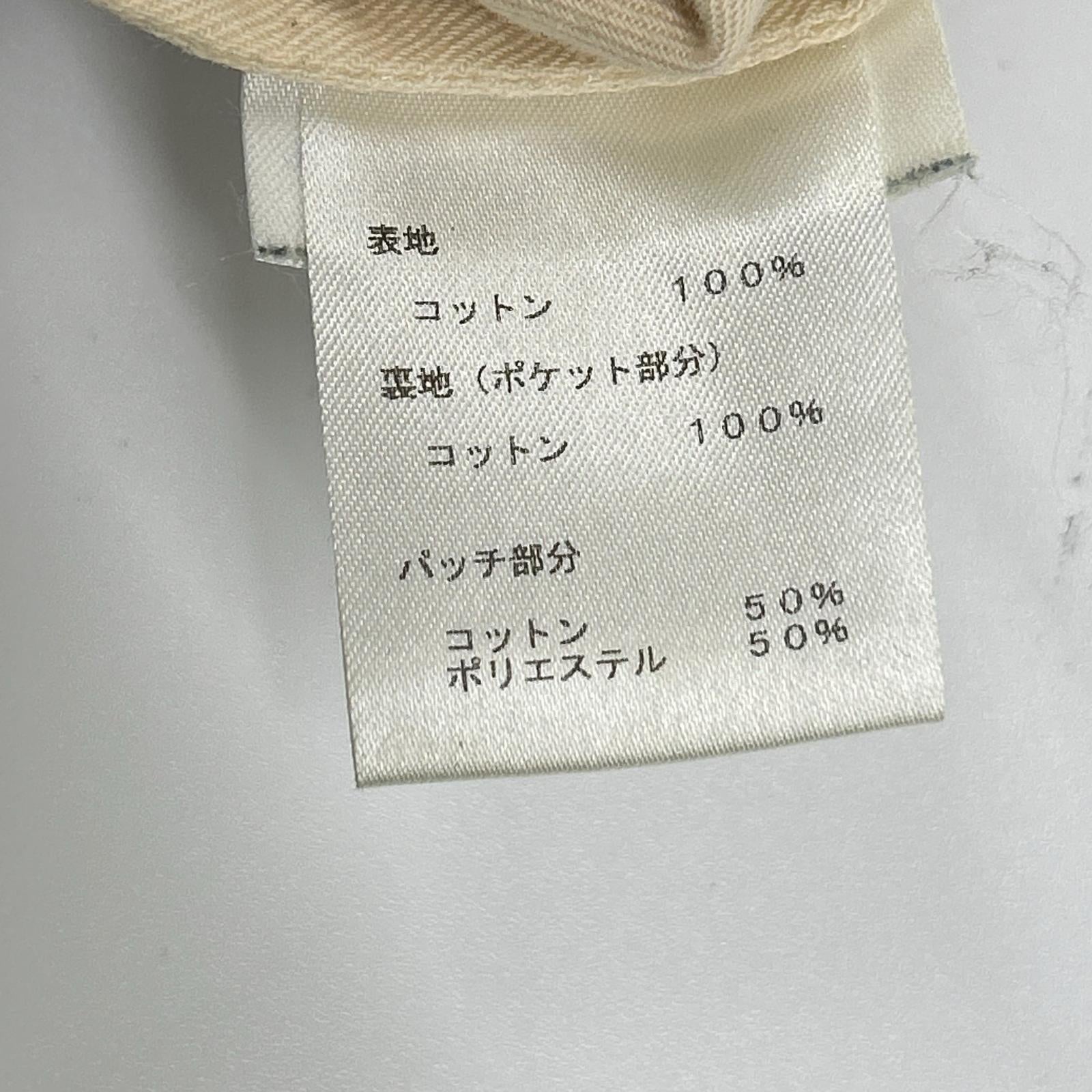 LOUIS VUITTON ルイヴィトン インディゴ LVロゴ刺繍 モノグラムレザーパッチ ジップフライデニムパンツ ボトムス