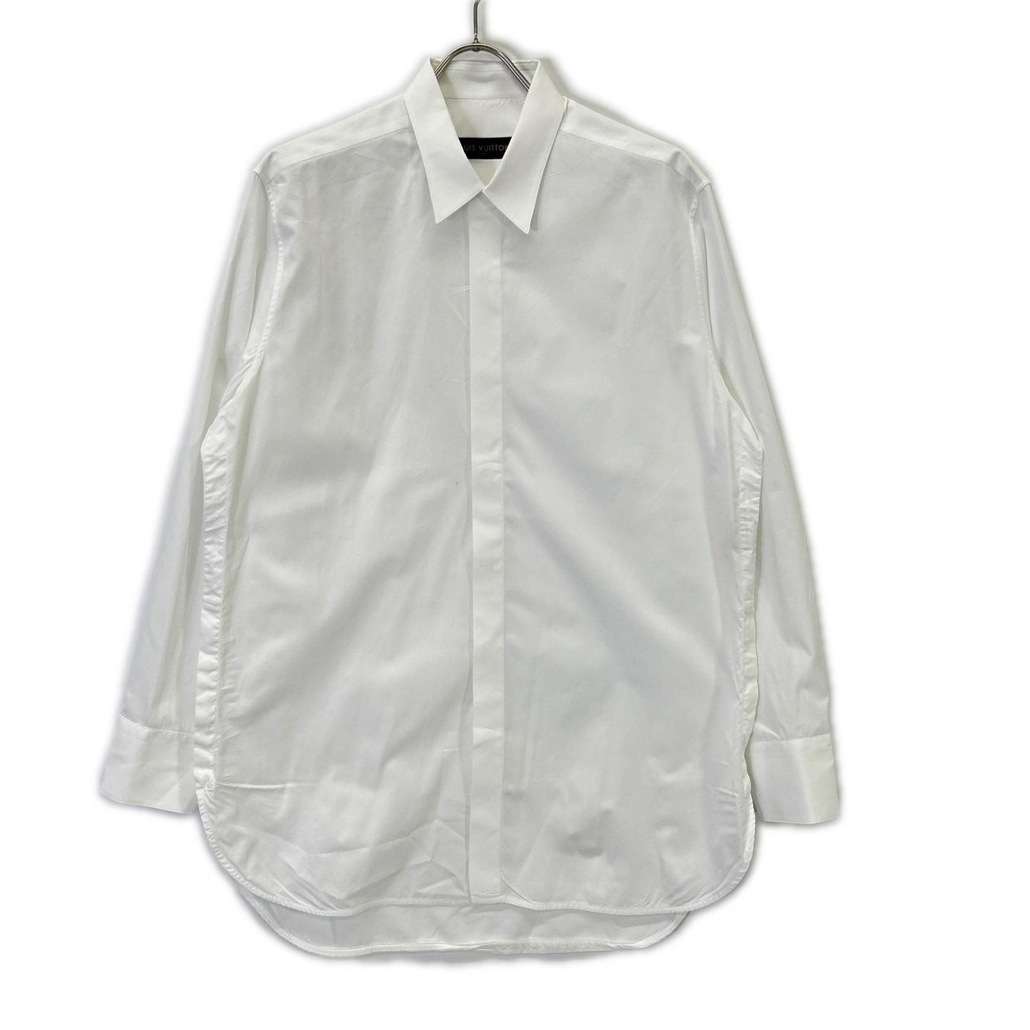 路易威登 LOUIS VUITTON RM172 BIT HDS80W 17AW 白色 棉质 长袖衬衫 上衣