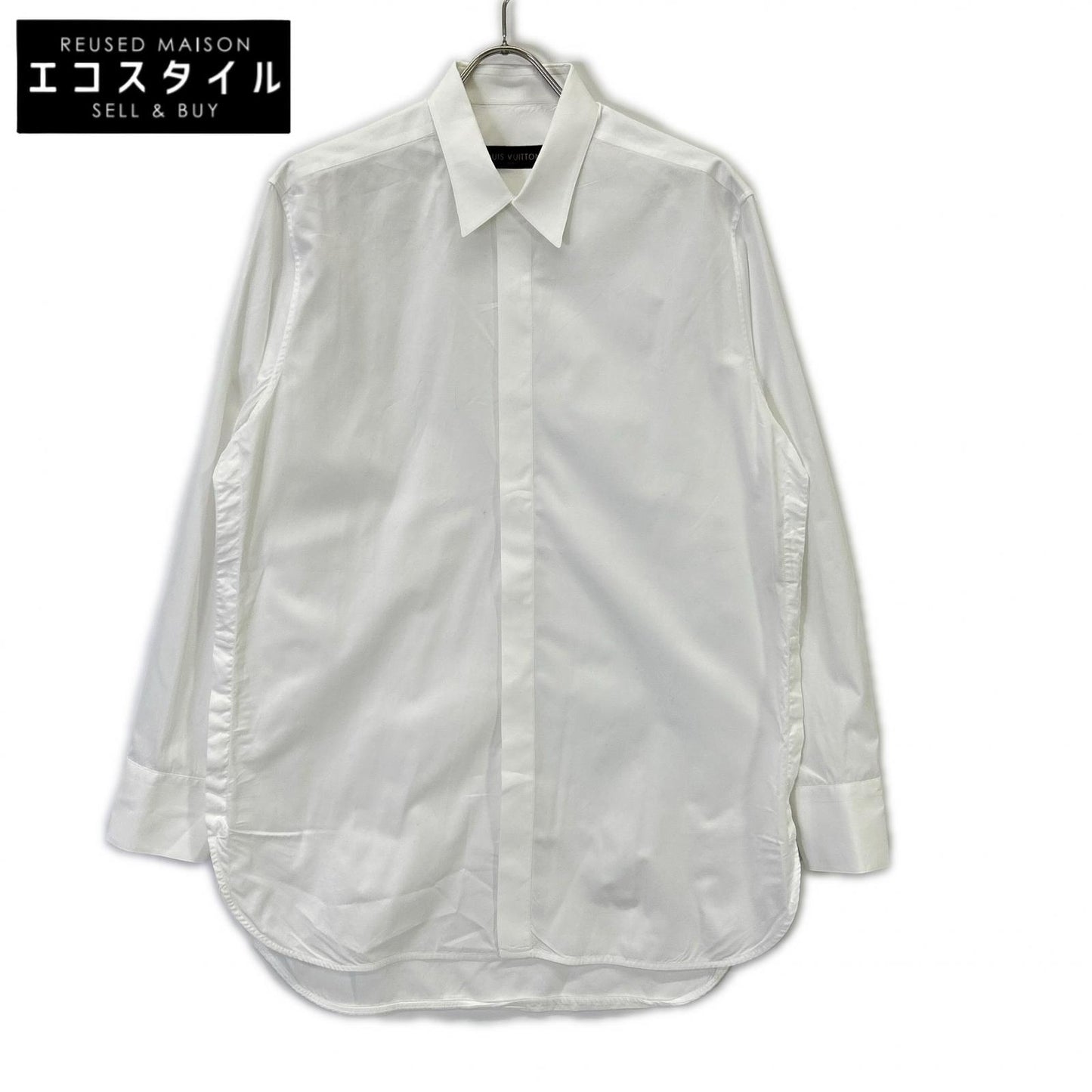 路易威登 LOUIS VUITTON RM172 BIT HDS80W 17AW 白色 棉质 长袖衬衫 上衣