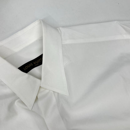 路易威登 LOUIS VUITTON RM172 BIT HDS80W 17AW 白色 棉质 长袖衬衫 上衣