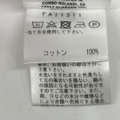 Loro Piana ロロピアーナ FAI1311 オプティカルホワイト プルオーバー長袖ポロシャツ トップス