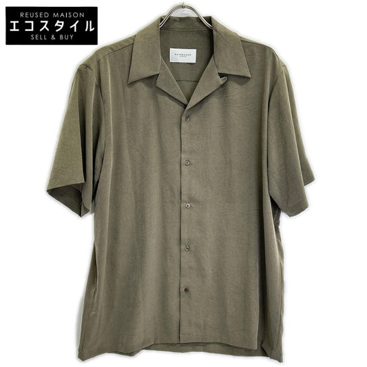 RM251-024 25SS Taupe/Khaki OPEN COLLAR S/S SHIRT Short Sleeve Shirt Tops 46 Men's