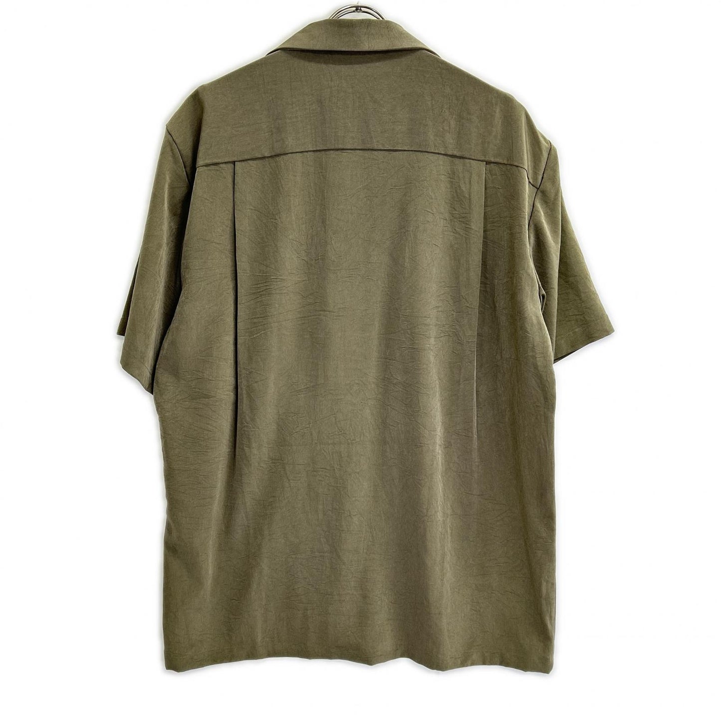 RM251-024 25SS ﾄｰﾌﾟ/ｶｰｷ OPEN COLLAR S/S SHIRT 半袖ｼｬﾂ トップス 46 メンズ