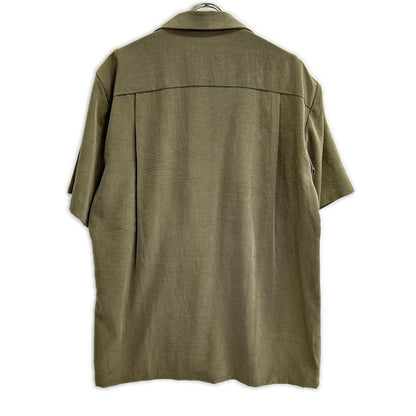 RM251-024 25SS ﾄｰﾌﾟ/ｶｰｷ OPEN COLLAR S/S SHIRT 半袖ｼｬﾂ トップス 46 メンズ